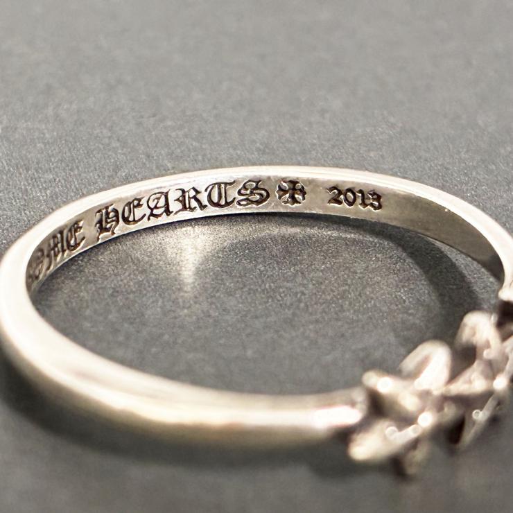 CHROME HEARTS クロムハーツ 3スター バブルガム リング 指輪 13号 シルバー Silver 925 ★人気高騰中★