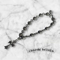CHROME HEARTS クロムハーツ NO1 BALL #1クロスボール タイニーCHクロス ブレスレット アクセサリー シルバー 925 ★人気高騰中★