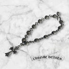 CHROME HEARTS クロムハーツ NO1 BALL #1クロスボール タイニーCHクロス ブレスレット アクセサリー シルバー 925 ★人気高騰中★