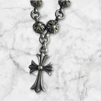 CHROME HEARTS クロムハーツ NO1 BALL #1クロスボール タイニーCHクロス ブレスレット アクセサリー シルバー 925 ★人気高騰中★