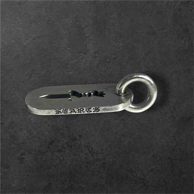 CHROME HEARTS クロムハーツ D TAG SML CO DAG カットアウトダガー ドッグタグ スモールドッグタグ ネックレストップ シルバー 925 ★人気高騰中★