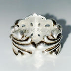 CHROME HEARTS クロムハーツ ダブルフローラルクロス リング 指輪 アクセサリー シルバー SV925 12号 ★美品★