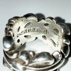 CHROME HEARTS クロムハーツ ダブルフローラルクロス リング 指輪 アクセサリー シルバー SV925 12号 ★美品★