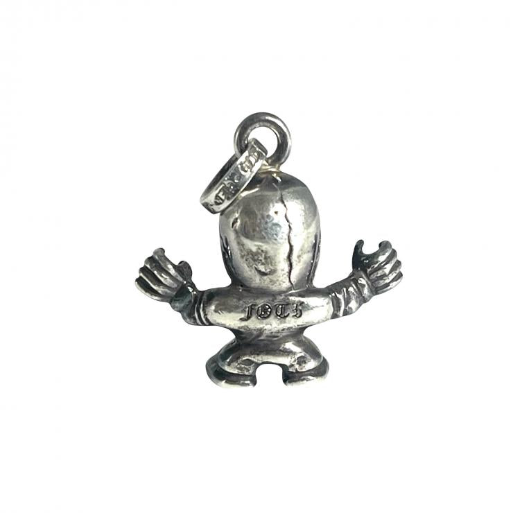 CHROME HEARTS クロムハーツ TINY FOTI HARRIS TEETER 2P DIA フォティ タイニーハリスティータ ダイヤ チャーム ペンダントトップ シルバー 925 ★人気高騰中★