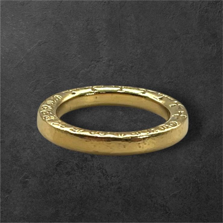 CHROME HEARTS クロムハーツ NTFL リング 指輪 アクセサリー 22K ゴールド 7.5号 ★人気高騰中★