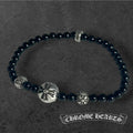 CHROMEHEARTS クロムハーツ BEAD ビーズブレスレット 4mm アクセサリー シルバー 925 ★美品★