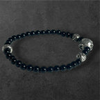 CHROMEHEARTS クロムハーツ BEAD ビーズブレスレット 4mm アクセサリー シルバー 925 ★美品★