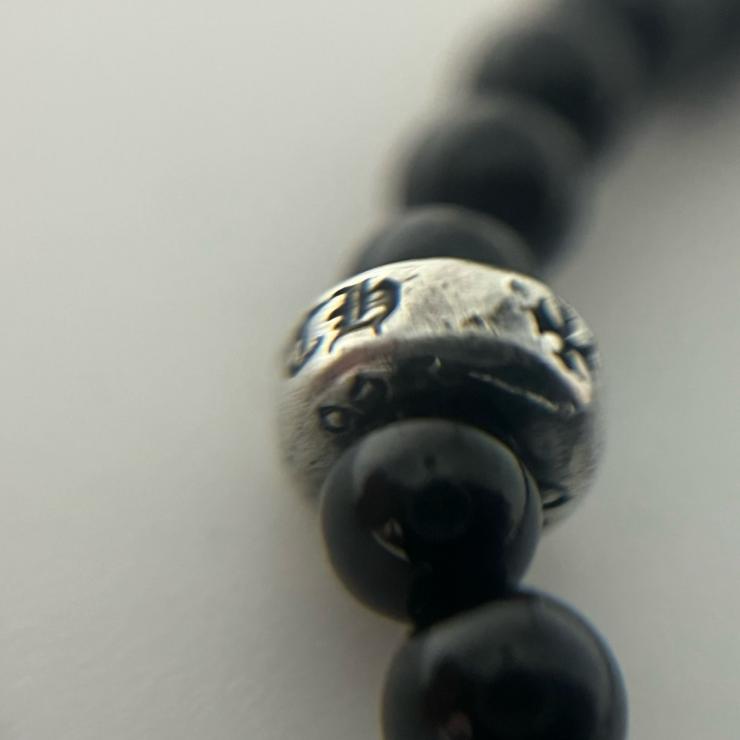 CHROMEHEARTS クロムハーツ BEAD ビーズブレスレット 4mm アクセサリー シルバー 925 ★美品★