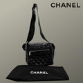 CHANEL シャネル ショルダーバッグ ココ･コクーン メッセンジャーバッグ A48616 ブラック ★中古品★