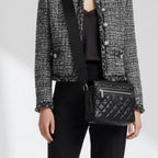 CHANEL シャネル ショルダーバッグ ココ･コクーン メッセンジャーバッグ A48616 ブラック ★中古品★