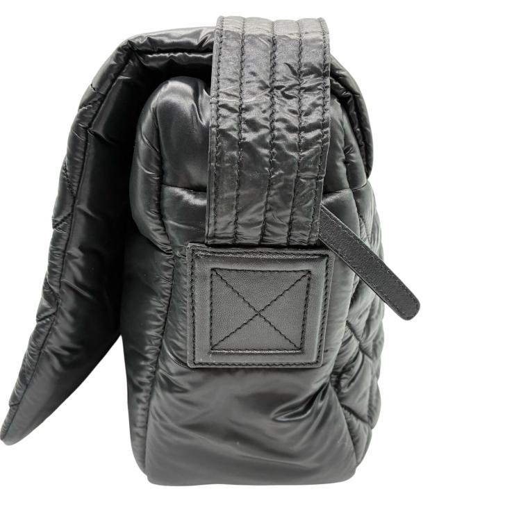 CHANEL シャネル ショルダーバッグ ココ･コクーン メッセンジャーバッグ A48616 ブラック ★中古品★