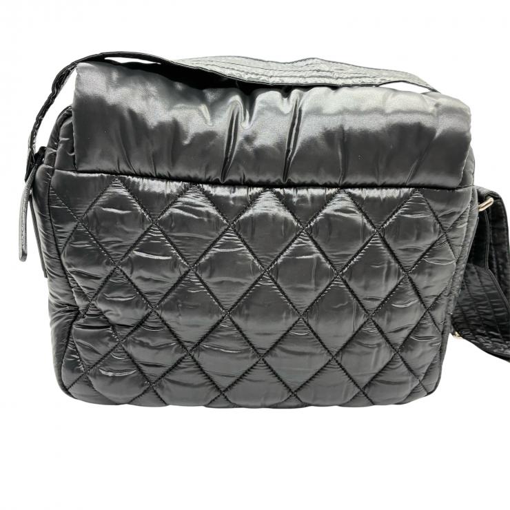 CHANEL シャネル ショルダーバッグ ココ･コクーン メッセンジャーバッグ A48616 ブラック ★中古品★