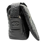 CHANEL シャネル ショルダーバッグ ココ･コクーン メッセンジャーバッグ A48616 ブラック ★中古品★