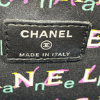 CHANEL シャネル ショルダーバッグ マトラッセ チェーンウォレット ダブルジップ ダブルファスナー ラムスキン ブラック ★中古品★ ギャランティーカード