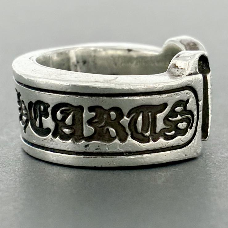 CHROME HEARTS クロムハーツ スクロール ラベル リング 指輪 アクセサリー シルバー Silver 925 12号 ★人気高騰中★