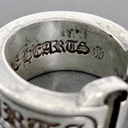 CHROME HEARTS クロムハーツ スクロール ラベル リング 指輪 アクセサリー シルバー Silver 925 12号 ★人気高騰中★