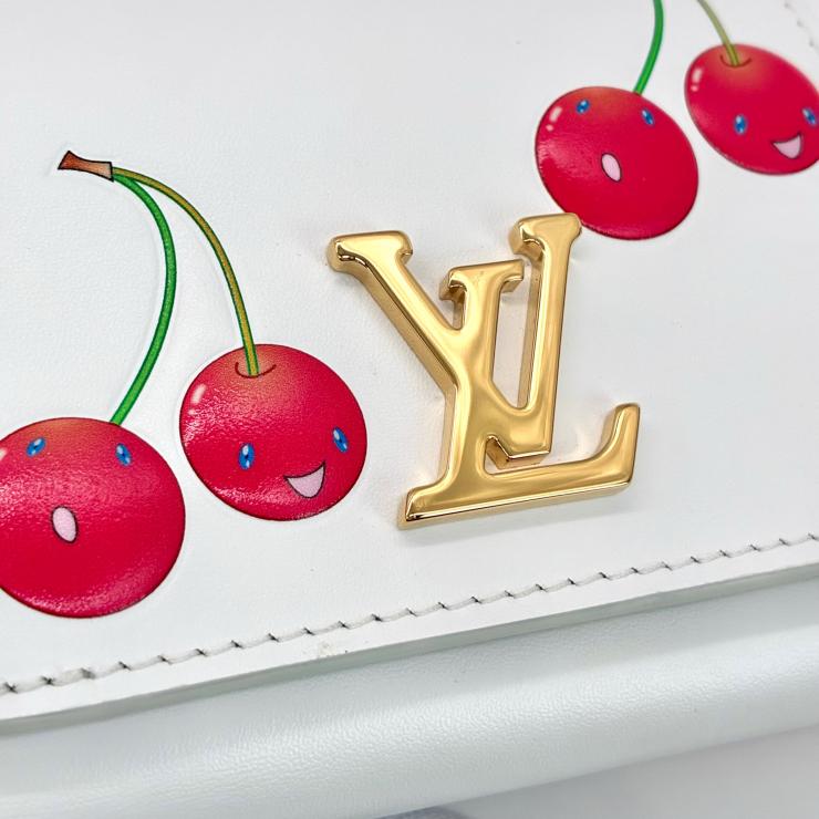 LOUIS VUITTON ルイ・ヴィトン 村上隆 ポルトフォイユ カプシーヌ タイニー 二つ折り 財布 M14298 ★美品★ ★箱付、RFID反応有★