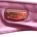MIUMIU ミュウミュウ ショルダーバッグ マテラッセ レザー ピンク 2way ★中古品★