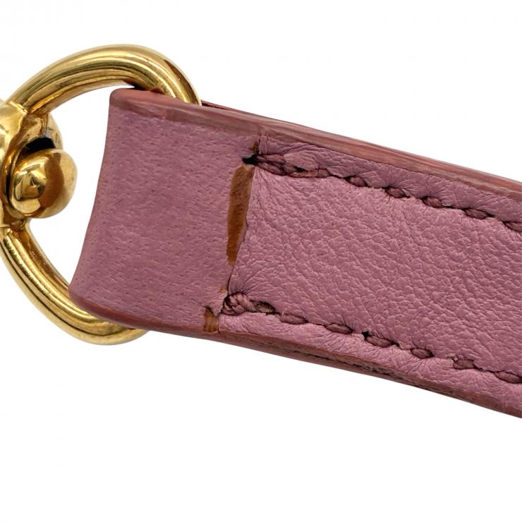 MIUMIU ミュウミュウ ショルダーバッグ マテラッセ レザー ピンク 2way ★中古品★