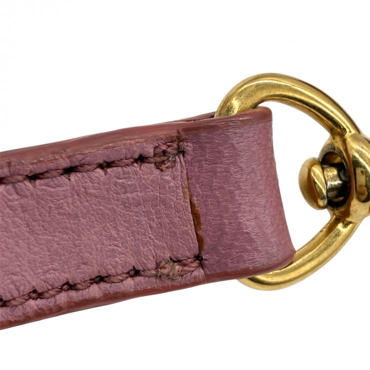 MIUMIU ミュウミュウ ショルダーバッグ マテラッセ レザー ピンク 2way ★中古品★