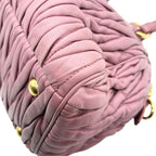 MIUMIU ミュウミュウ ショルダーバッグ マテラッセ レザー ピンク 2way ★中古品★