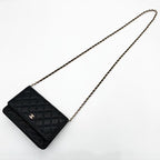 CHANEL シャネル CF WOC チェーンウォレット ショルダーバッグ マトラッセ キャビアスキン ブラック ★美品★ ★箱 袋 ギャラ付★