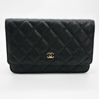 CHANEL シャネル CF WOC チェーンウォレット ショルダーバッグ マトラッセ キャビアスキン ブラック ★美品★ ★箱 袋 ギャラ付★