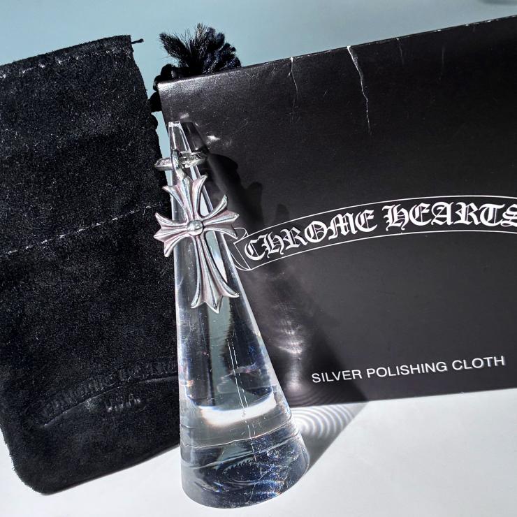Chrome Hearts クロムハーツ ペンダントトップ タイニーCHクロスチャーム シルバー 925 ★美品★ ★袋 ギャラ付★