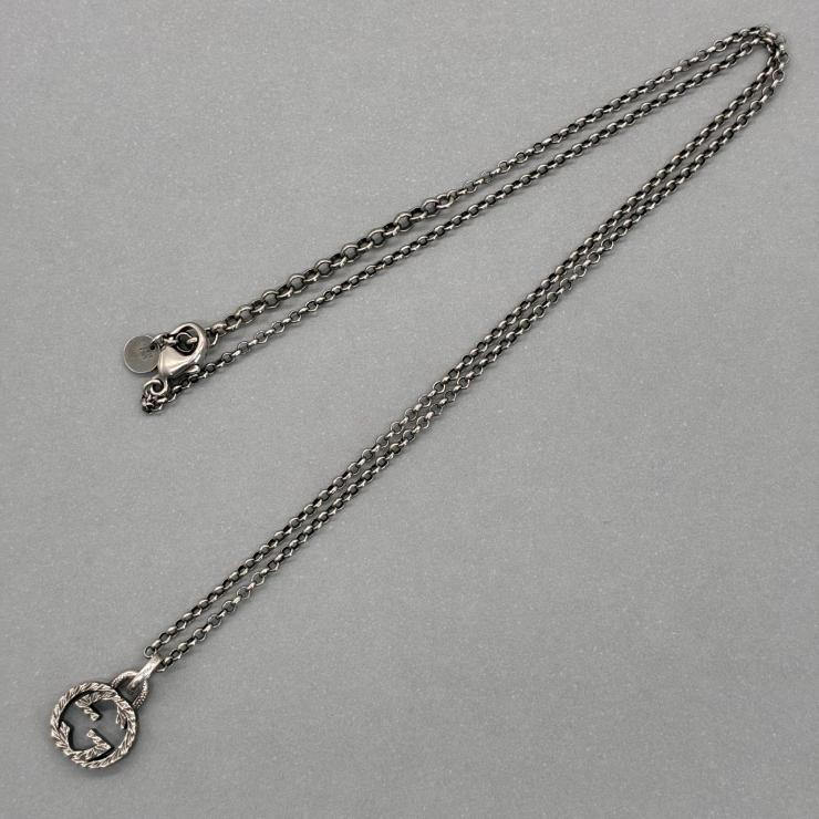 GUCCI グッチ インターロッキングG ネックレス アクセサリー シルバー SV925 ★良品★