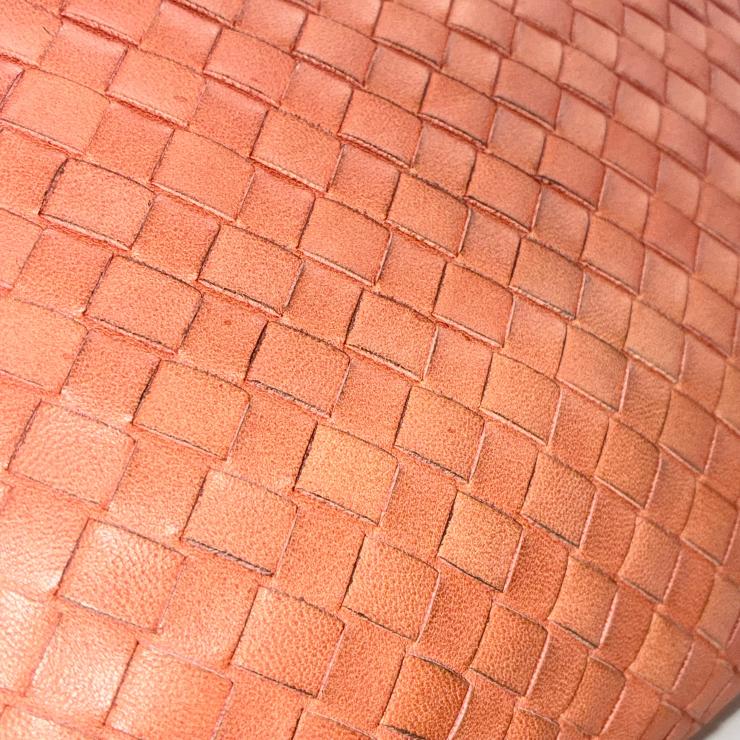 BOTTEGA VENETA ボッテガヴェネタ イントレチャート ホーボー トートバッグ ピンク ★ミラー付★