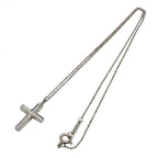 Tiffany&Co. ティファニー コンケーブ クロス ネックレス SV925 シルバー アクセサリー ★美品★★箱付★