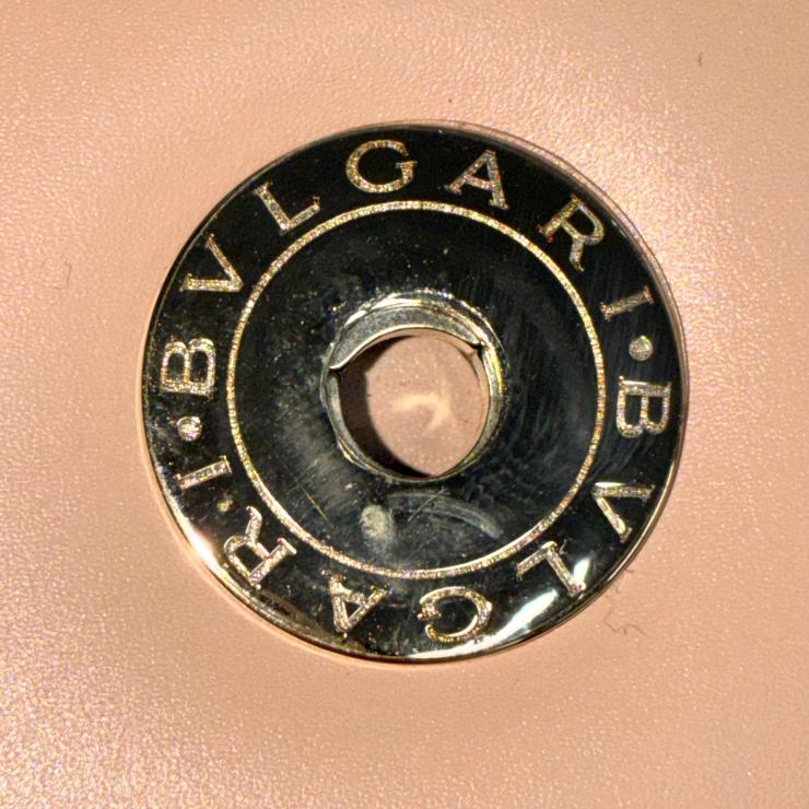 BVLGARI ブルガリ セルペンティ フォーエバー レザー チェーン ショルダー クロスボディバッグ ピンクベージュ ★美品★