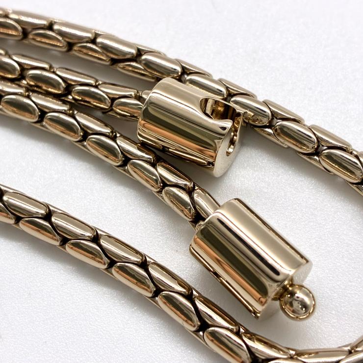 BVLGARI ブルガリ セルペンティ フォーエバー レザー チェーン ショルダー クロスボディバッグ ピンクベージュ ★美品★