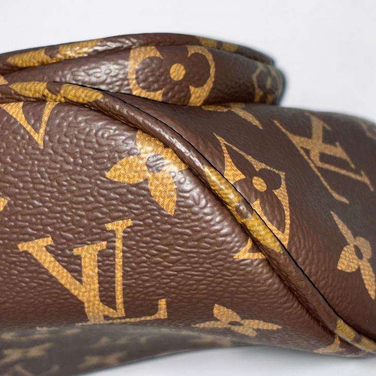 LOUIS VUITTON ルイ・ヴィトン 村上隆 モノグラム ミニ バムバッグ ショルダー M13449 ブラウン RFID反応有 ★極美品★ ★箱、袋付★