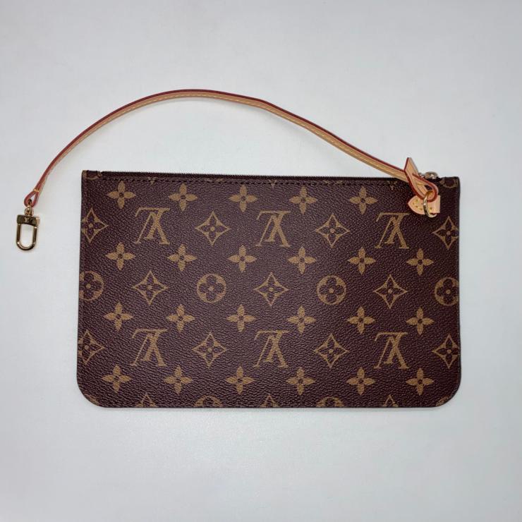 LOUIS VUITTON ルイ・ヴィトン 村上隆 モノグラム ネヴァーフルMM M13271 ブラウン RFID反応有 ★極美品★ ★ポーチ、箱、袋付★