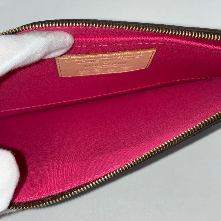 LOUIS VUITTON ルイ・ヴィトン 村上隆 モノグラム ネヴァーフルMM M13271 ブラウン RFID反応有 ★極美品★ ★ポーチ、箱、袋付★