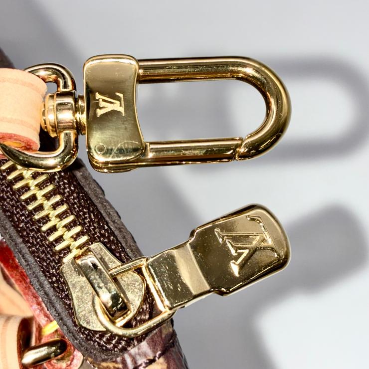 LOUIS VUITTON ルイ・ヴィトン 村上隆 モノグラム ネヴァーフルMM M13271 ブラウン RFID反応有 ★極美品★ ★ポーチ、箱、袋付★