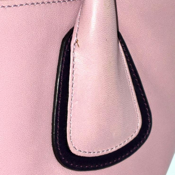 CHANEL シャネル ココマーク エグゼクティブ トートバッグ ラムスキン ピンク シルバー金具 12番台 ★インナーポーチ付★