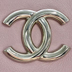 CHANEL シャネル ココマーク エグゼクティブ トートバッグ ラムスキン ピンク シルバー金具 12番台 ★インナーポーチ付★