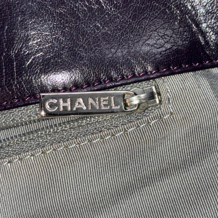 CHANEL シャネル ココマーク エグゼクティブ トートバッグ ラムスキン ピンク シルバー金具 12番台 ★インナーポーチ付★