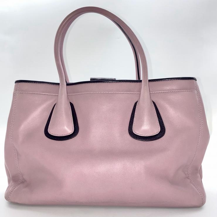 CHANEL シャネル ココマーク エグゼクティブ トートバッグ ラムスキン ピンク シルバー金具 12番台 ★インナーポーチ付★