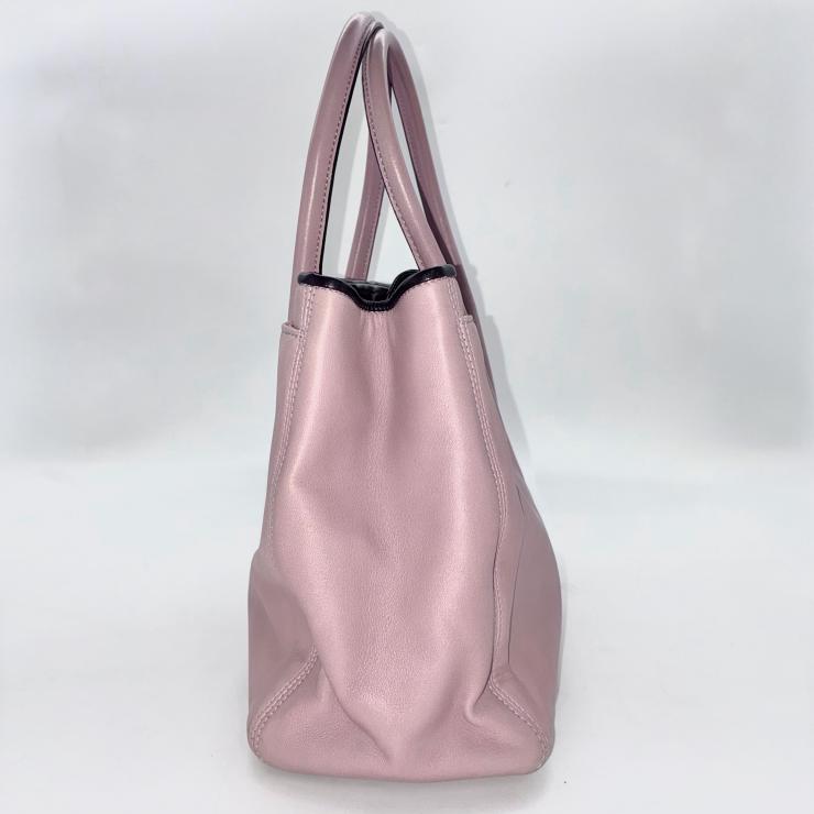 CHANEL シャネル ココマーク エグゼクティブ トートバッグ ラムスキン ピンク シルバー金具 12番台 ★インナーポーチ付★