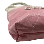 CHANEL シャネル シャネル22 ミニ ハンドバッグ ショルダーバッグ 2WAY ラムスキン ピンク ホワイト ランダムプレート ★美品★
