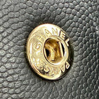 CHANEL シャネル ビジネスアフィニティ マトラッセ キャビアスキン 2WAY ハンドバッグ ショルダー ゴールド金具 ブラック ★美品★