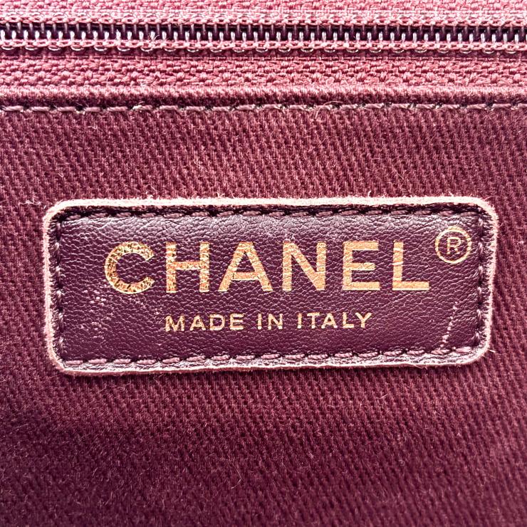 CHANEL シャネル ビジネスアフィニティ マトラッセ キャビアスキン 2WAY ハンドバッグ ショルダー ゴールド金具 ブラック ★美品★