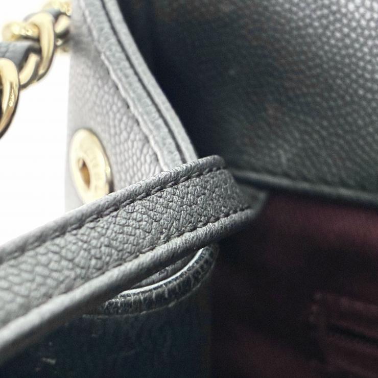 CHANEL シャネル ビジネスアフィニティ マトラッセ キャビアスキン 2WAY ハンドバッグ ショルダー ゴールド金具 ブラック ★美品★