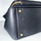 CHANEL シャネル ビジネスアフィニティ マトラッセ キャビアスキン 2WAY ハンドバッグ ショルダー ゴールド金具 ブラック ★美品★