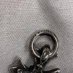 CHROME HEARTS クロムハーツ ダブルCHクロス ペンダントトップ チャーム シルバー SV925 アクセサリー ★良品★