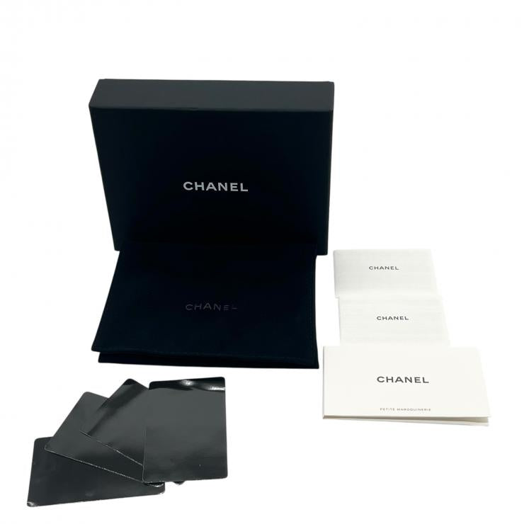 CHANEL シャネル マトラッセ キャビアスキン コインケース カードケース AP3179 L字ファスナー ブラック ゴールド金具 ★美品★