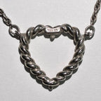 Tiffany&Co. ティファニー ツイスト ハート ネックレス アクセサリー シルバー SV925 ★美品★